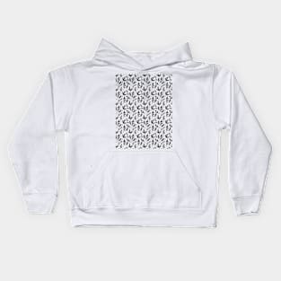 minimalist flower pattern Kids Hoodie